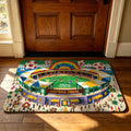 Decorative Football-Themed Area Mat | Thrascher