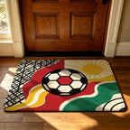 Decorative Football-Themed Area Mat | Thrascher