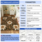 Decorative Football-Themed Area Mat | Thrascher