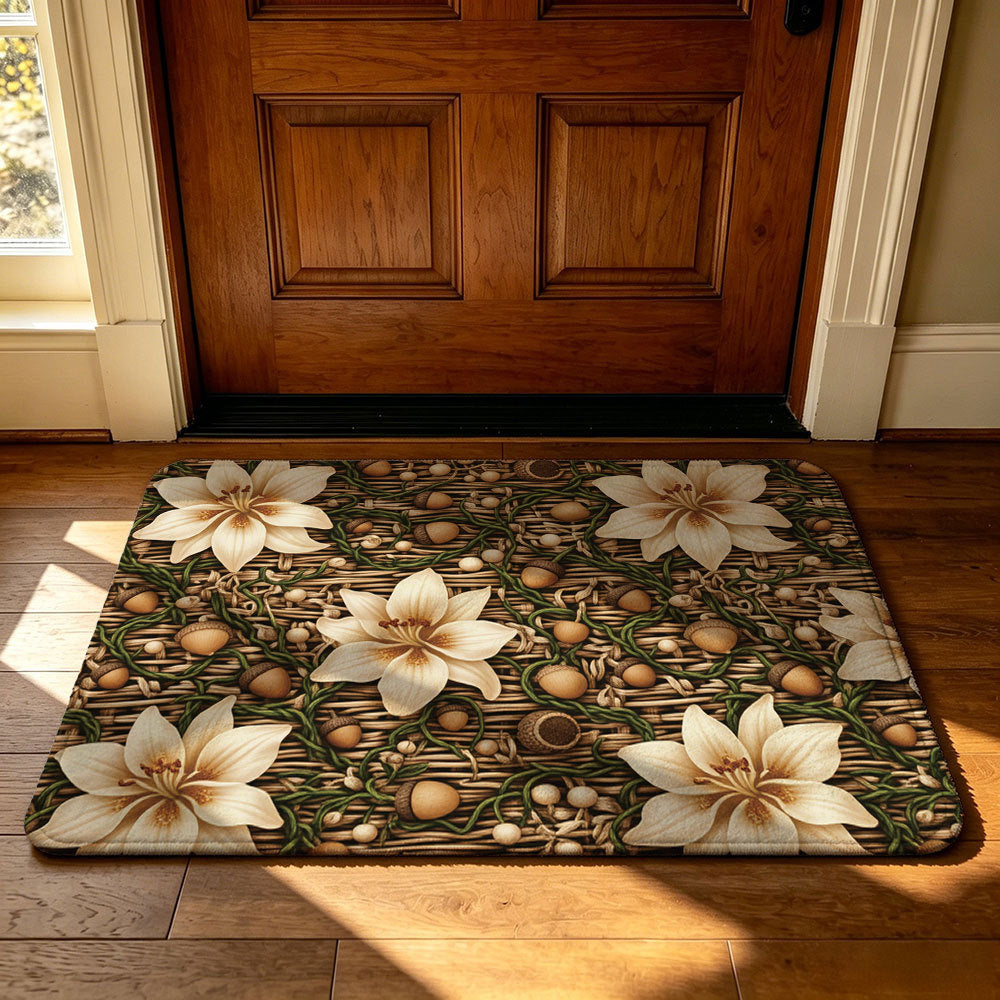 Decorative Football-Themed Area Mat | Thrascher