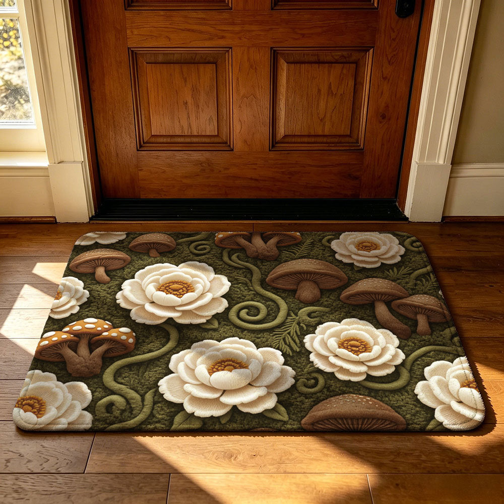 Decorative Football-Themed Area Mat | Thrascher