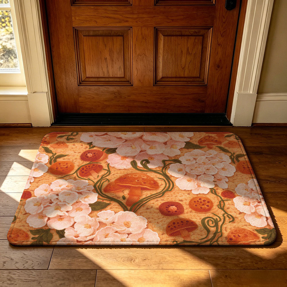 Decorative Football-Themed Area Mat | Thrascher