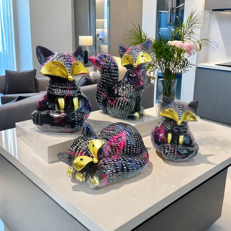 Decorative Fox Sculpture | Thrascher