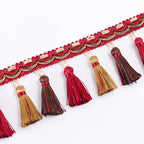 Decorative Fringe Trim Polyester Textile | Thrascher