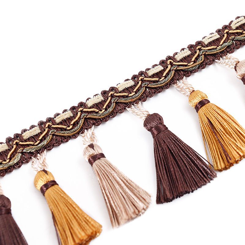 Decorative Fringe Trim Polyester Textile | Thrascher
