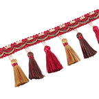 Decorative Fringe Trim Polyester Textile | Thrascher