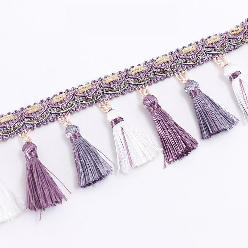 Decorative Fringe Trim Polyester Textile | Thrascher