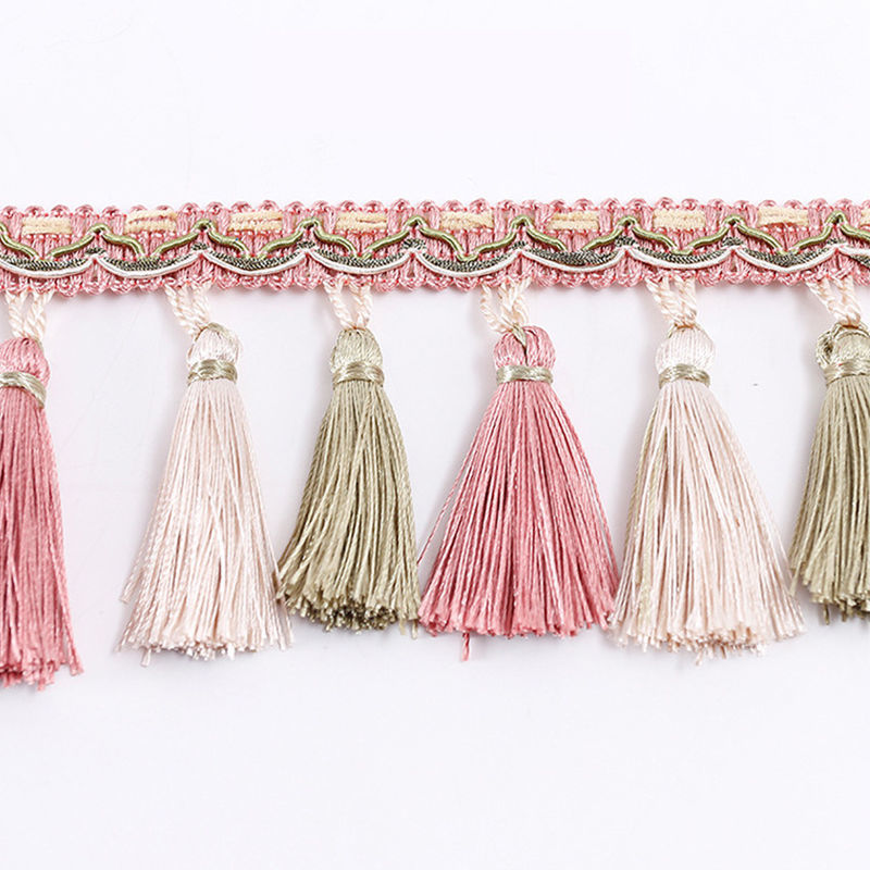 Decorative Fringe Trim Polyester Textile | Thrascher