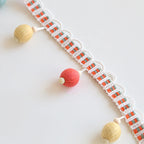 Decorative Fringe Trim with Colorful Tassels | Thrascher