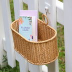 Decorative Handwoven Storage Basket Light Brown | Thrascher
