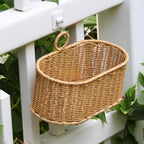 Decorative Handwoven Storage Basket Light Brown | Thrascher