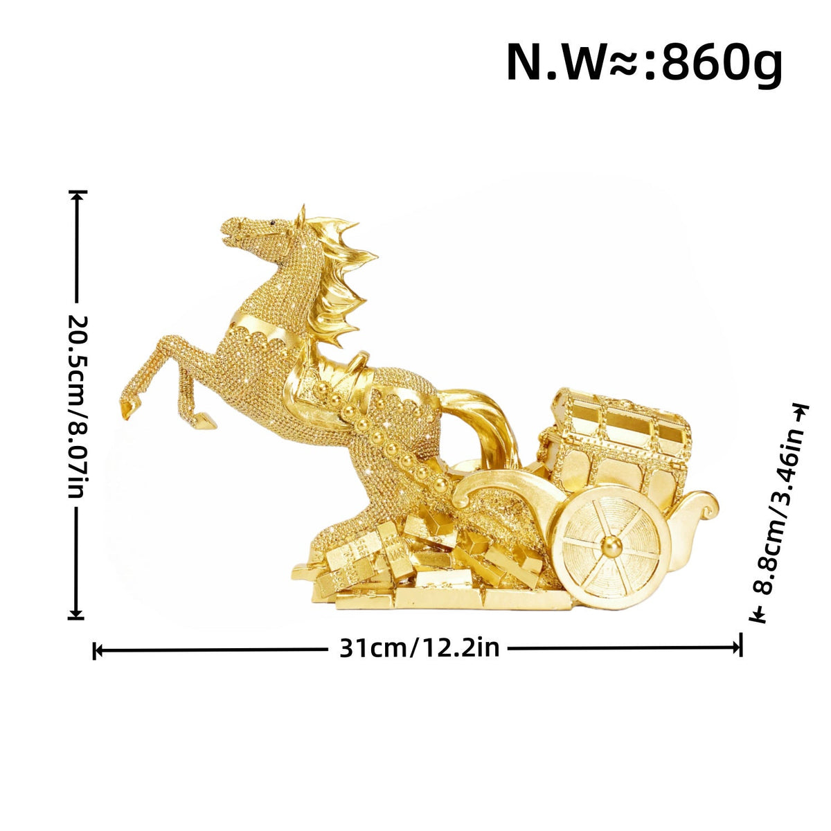 Decorative Horse Figure | Thrascher