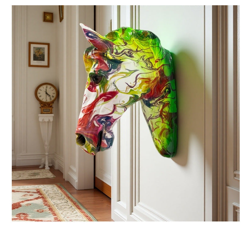 Decorative Horse Head Sculpture | Thrascher