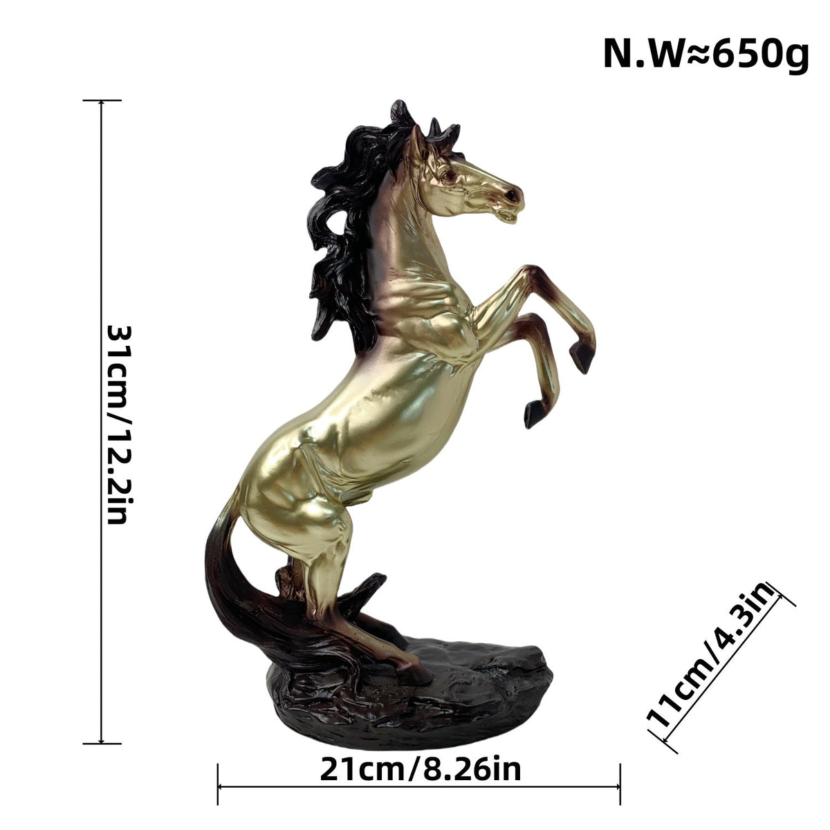 Decorative Horse Sculpture | Thrascher