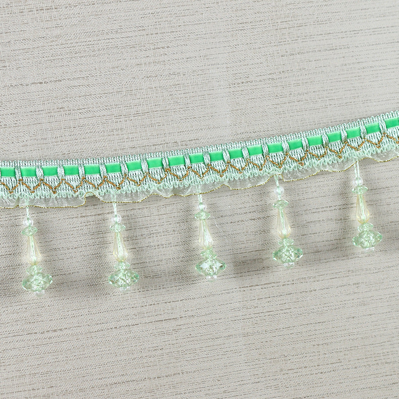 Decorative Lace Trim with Pearls | Thrascher