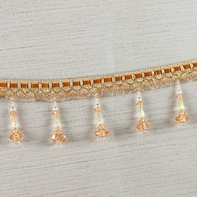 Decorative Lace Trim with Pearls | Thrascher