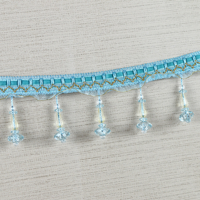 Decorative Lace Trim with Pearls | Thrascher
