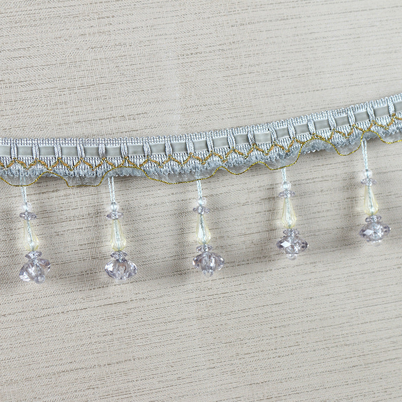 Decorative Lace Trim with Pearls | Thrascher