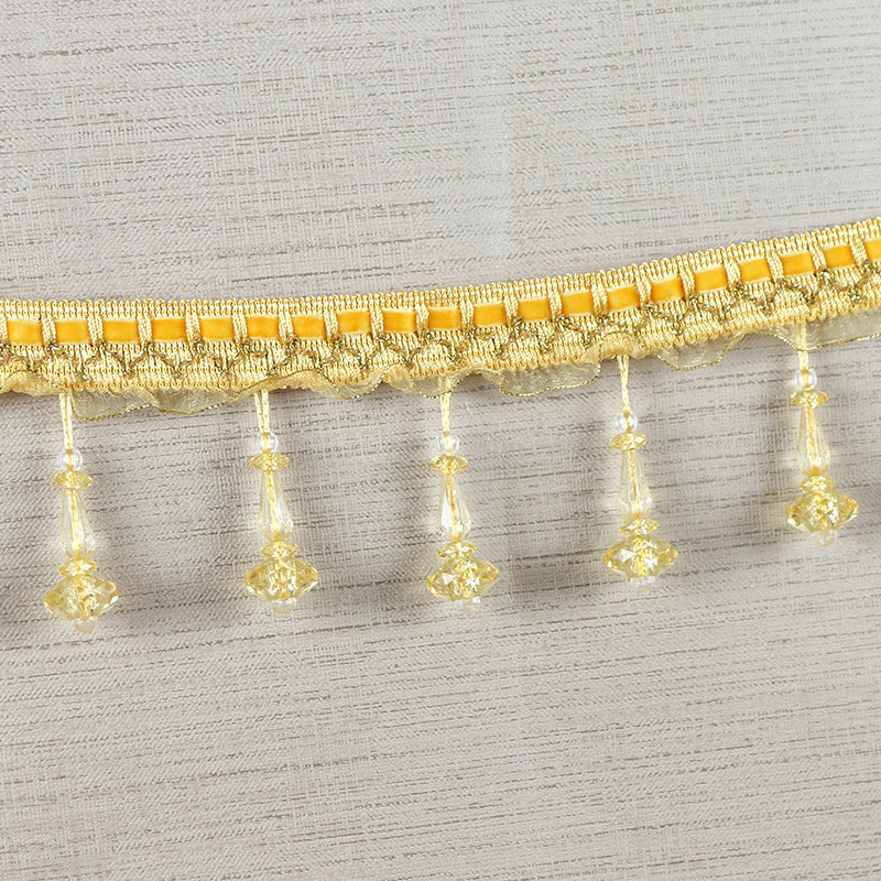 Decorative Lace Trim with Pearls | Thrascher