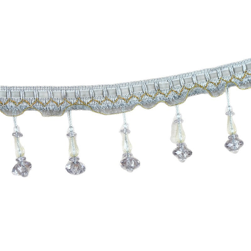 Decorative Lace Trim with Pearls | Thrascher