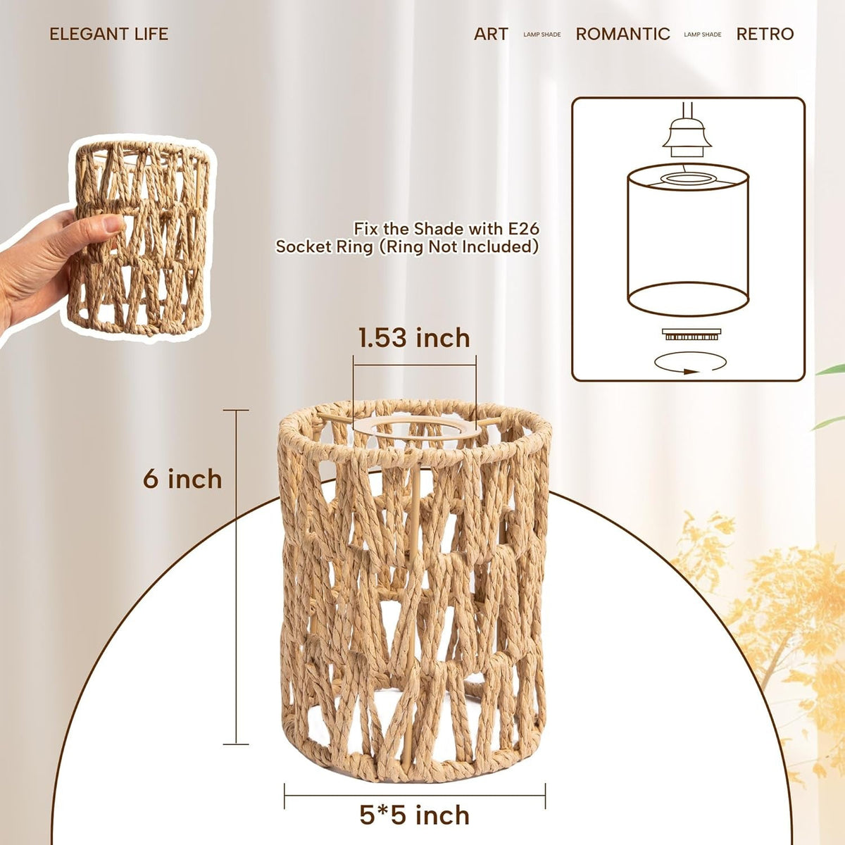 Decorative Lampshade with Modern Design | Thrascher