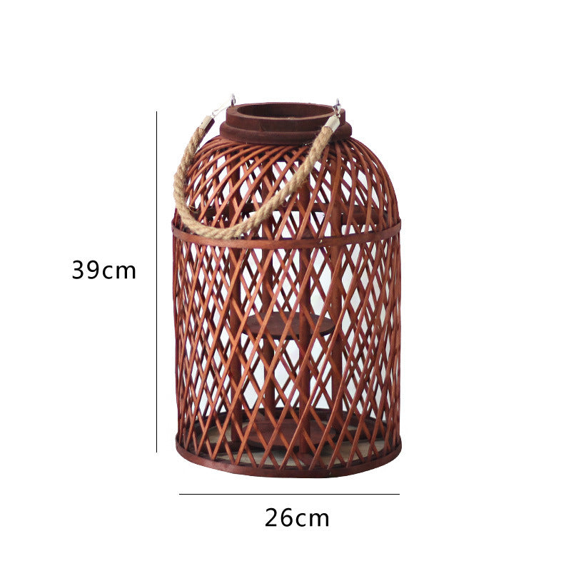 Decorative Lantern made of Braided Material | Thrascher