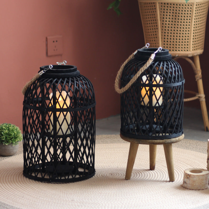 Decorative Lantern made of Braided Material | Thrascher