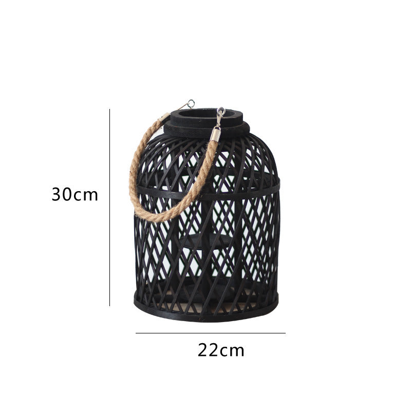 Decorative Lantern made of Braided Material | Thrascher