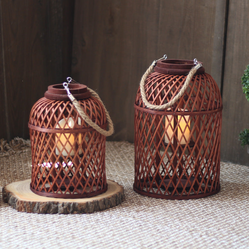 Decorative Lantern made of Braided Material | Thrascher