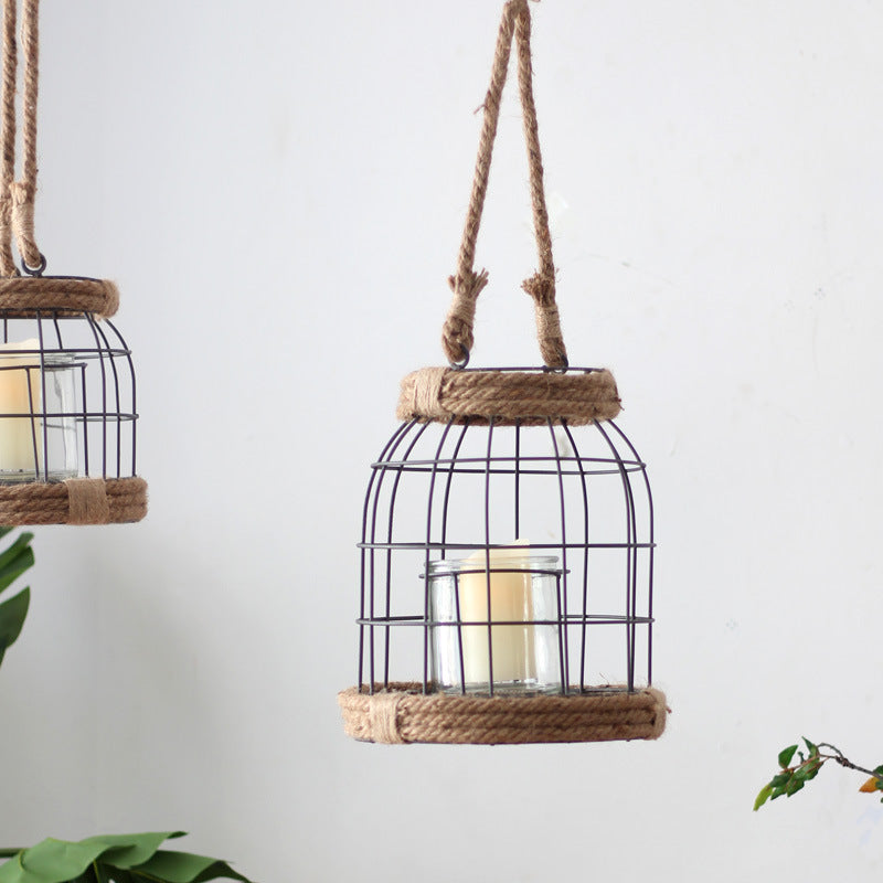 Decorative Lantern made of Metal and Glass | Thrascher