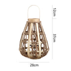 Decorative Lantern made of Rattan | Thrascher