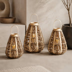 Decorative Lantern made of Rattan | Thrascher