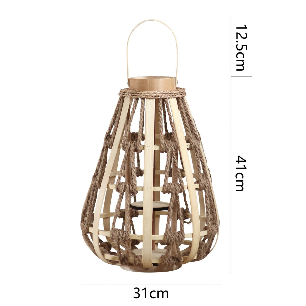 Decorative Lantern made of Rattan | Thrascher