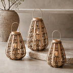Decorative Lantern made of Rattan | Thrascher