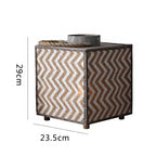 Decorative Lantern with Zigzag Pattern | Thrascher