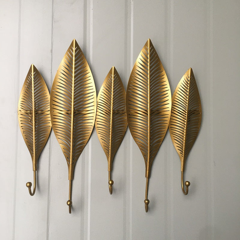 Decorative Leaf Wall Hook Rack | Thrascher