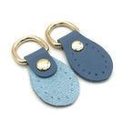 Decorative Leather Sky Blue White | Thrascher