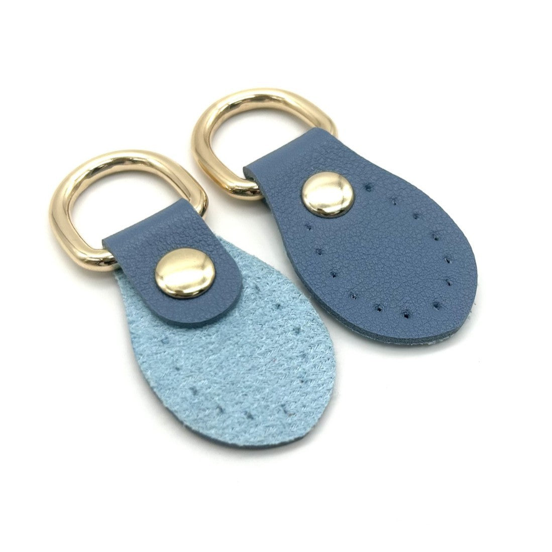 Decorative Leather Sky Blue White | Thrascher