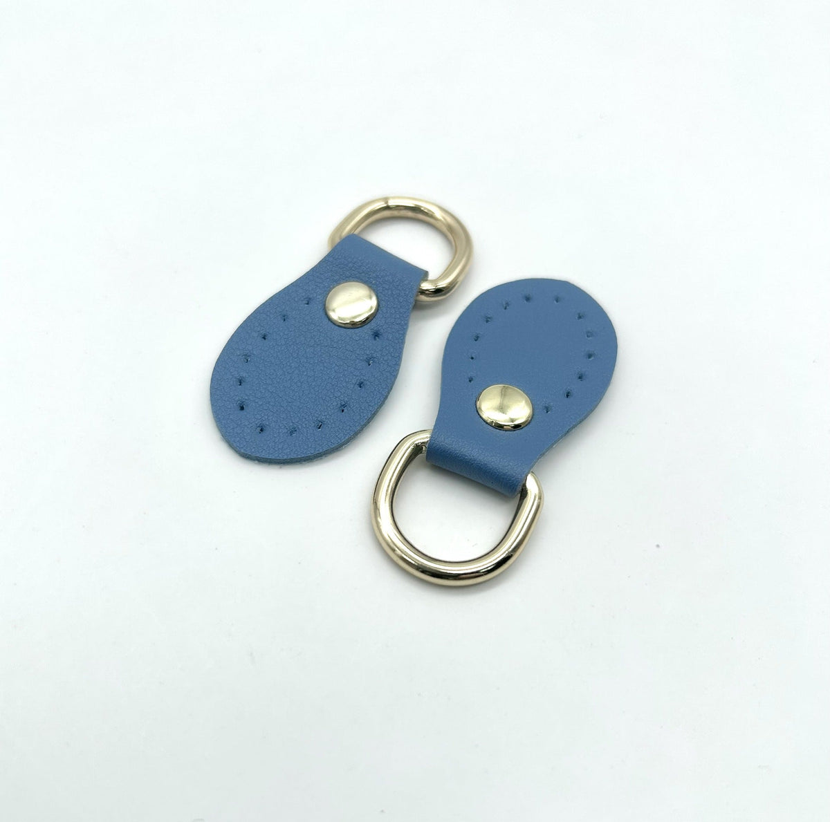 Decorative Leather Sky Blue White | Thrascher