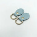 Decorative Leather Sky Blue White | Thrascher