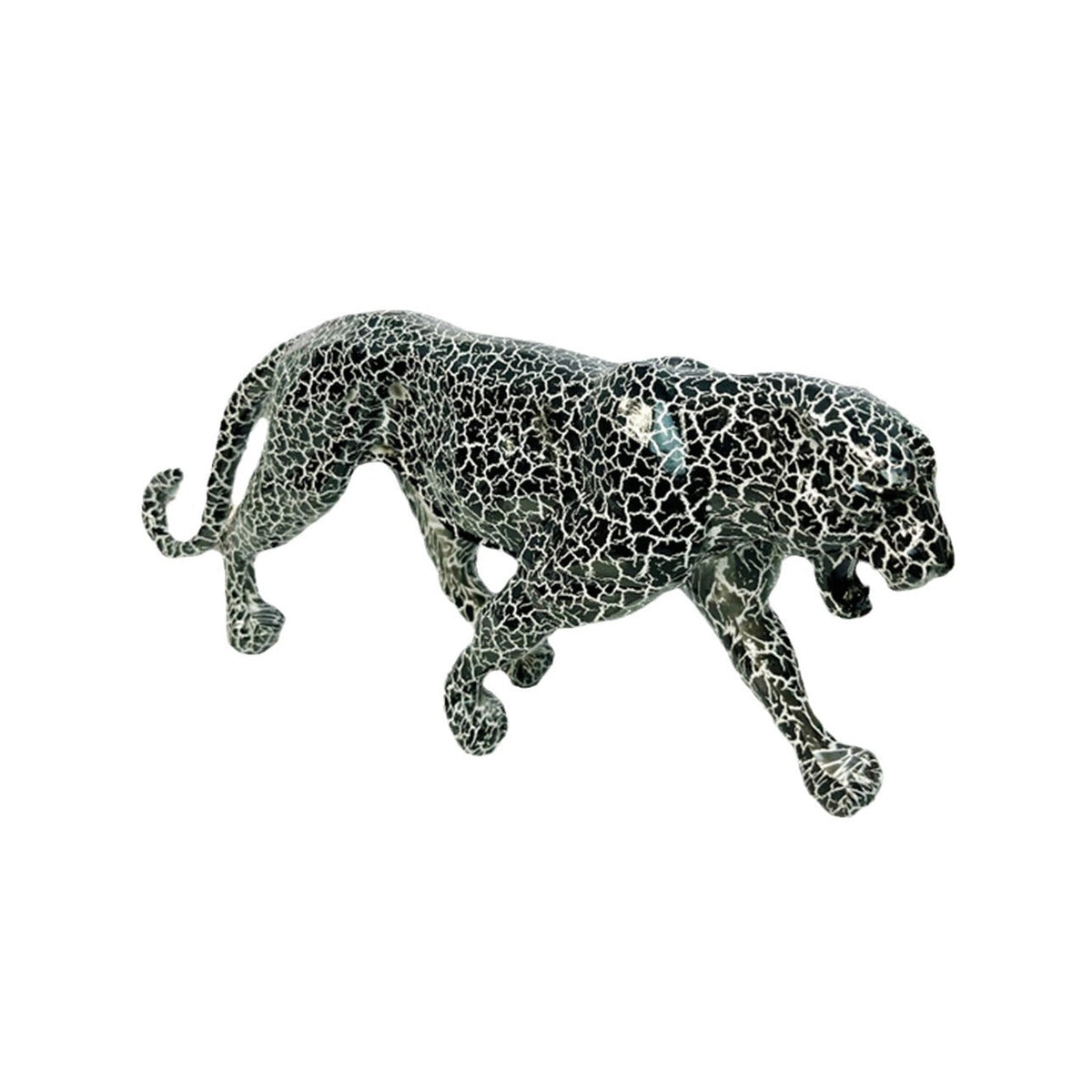 Decorative Leopard Figure made of Resin | Thrascher