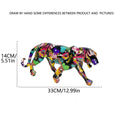 Decorative Leopard Figure made of Resin | Thrascher