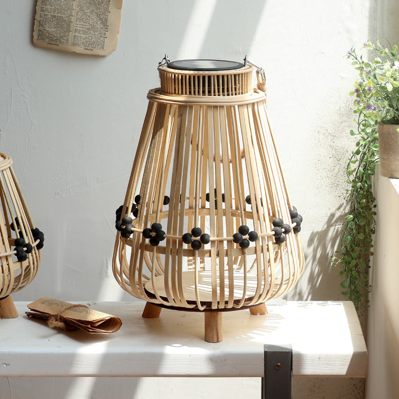 Decorative Light Source with Natural Rattan | Thrascher