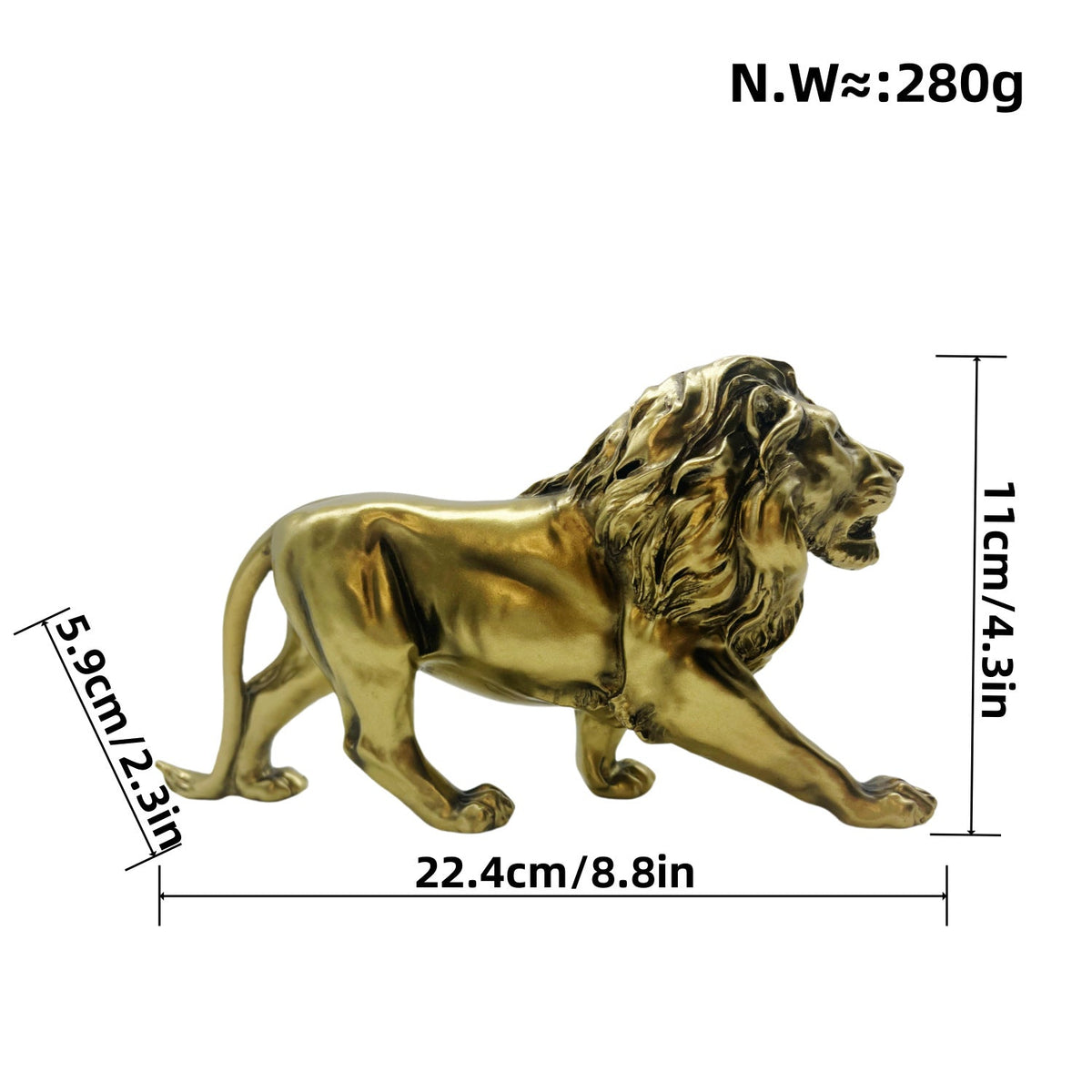 Decorative Lion Statue in Modern Style | Thrascher
