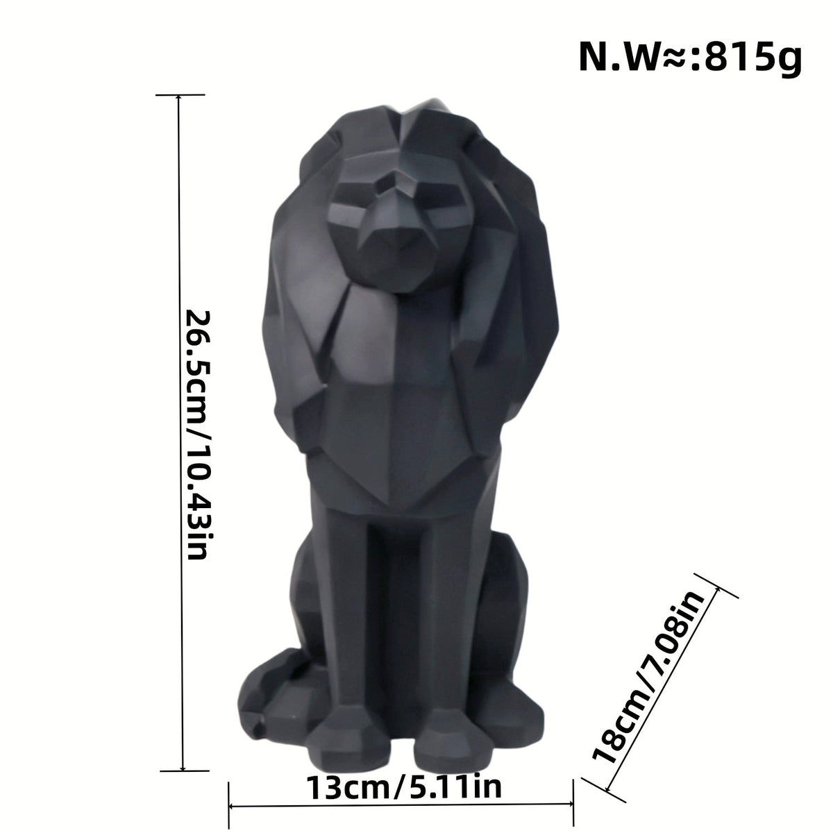 Decorative Lion Statue | Thrascher