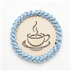 Decorative Macrame Coffee Cup Coaster | Thrascher
