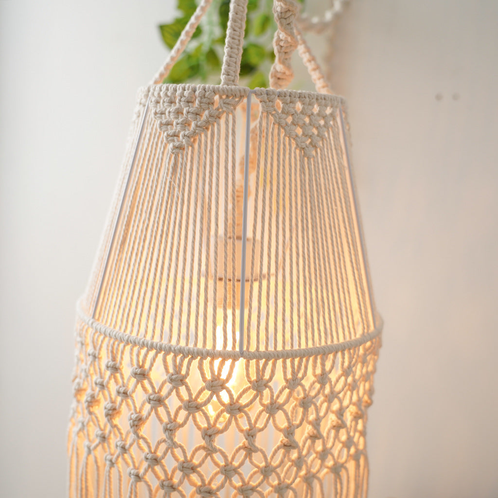 Decorative Macrame Hanging Lantern | Thrascher