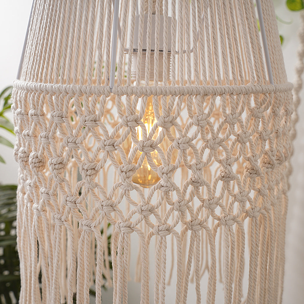 Decorative Macrame Hanging Lantern | Thrascher