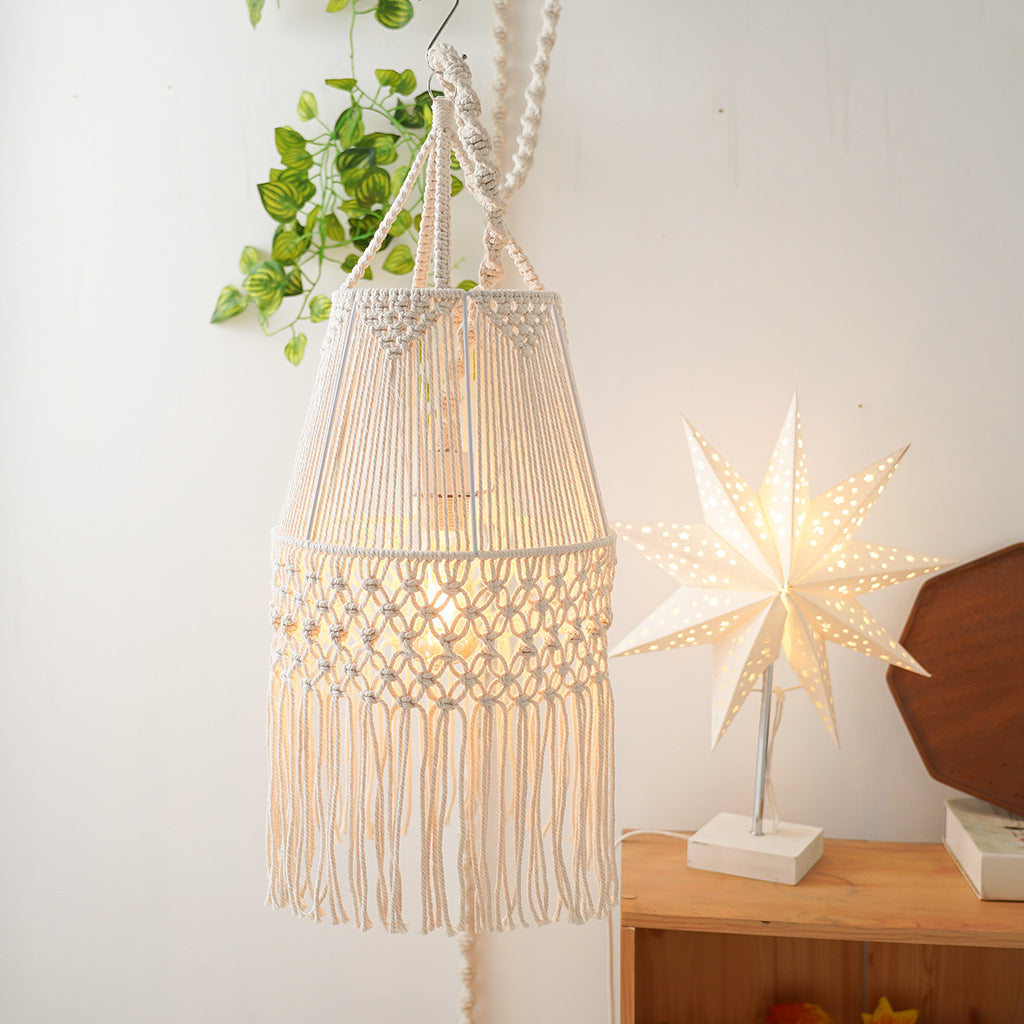 Decorative Macrame Hanging Lantern | Thrascher