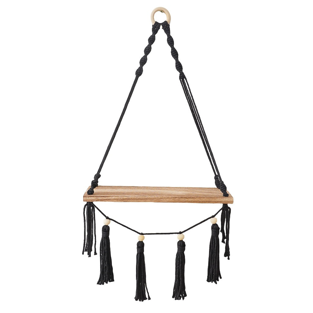 Decorative Macrame Hanging Shelf | Thrascher
